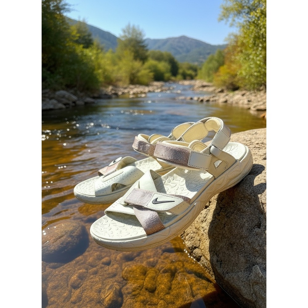 Nike ACG Air Deschutz Grey Outdoor Sandals Mens 10
